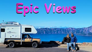 6 Epic Views At Crater Lake -Truck Camper Living | DestinatioNow S4 Ep74
