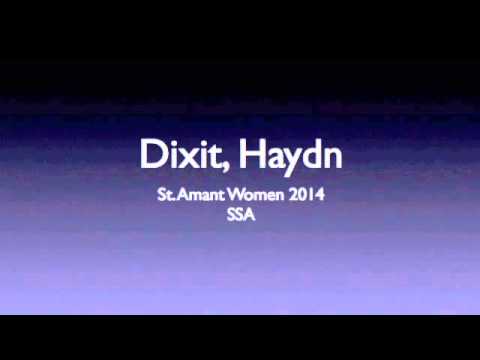Dixit, Haydn, SSA, St Amant Women 2014