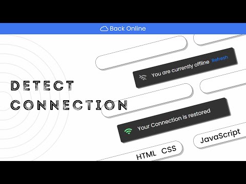 Detect Internet Connectivity Using Javascript Html Css