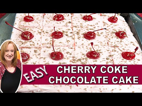 CHERRY COKE CHOCOLATE CAKE RECIPE | With Cherry Butter...