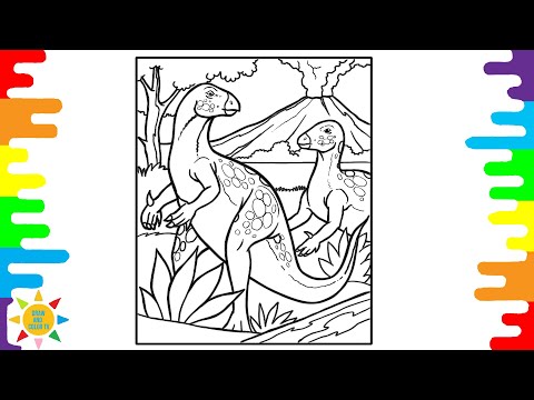 Dinosaur Coloring Page | Mega Dinosaur Coloring  |  Janji - Together (Feat. Vivien) [NCS Release]