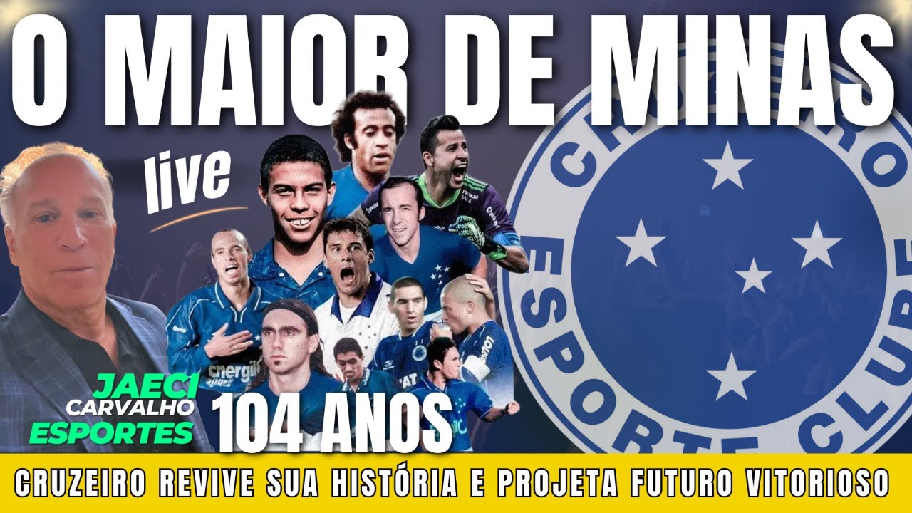 CRUZEIRO CELEBRA 104 ANOS DE GLÓRIAS E PROJETA FUTURO COM MAIS TÍTULOS