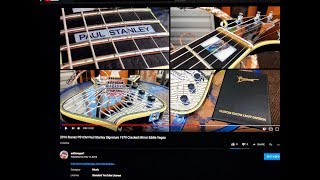 Video thumbnail for 2016 Ibanez PS1CM Paul Stanley Signature 1979 Cracked Mirror Eddie Vegas by eddievegas1