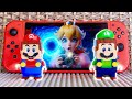 Lego Mario Luigi Get TRAPPED Inside The Nintendo Switch