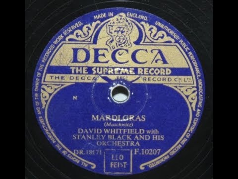 David Whitfield 'Mardi Gras' 1953 78 rpm