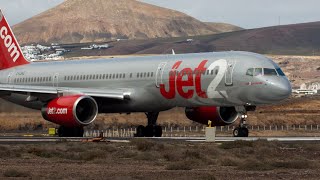 preview picture of video 'DONCASTER AIRPORT (UK) JET2 B757-200 & WIZZAIR A320'