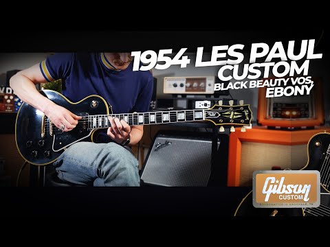 Gibson Custom 1954 Les Paul Custom Black Beauty VOS, Ebony