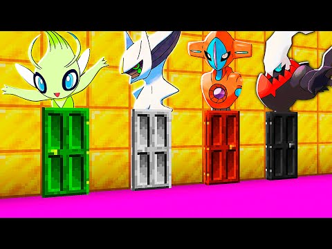 NÃO ESCOLHA A PORTA ERRADA NO MINECRAFT!! (POKÉMON MÍTICO)