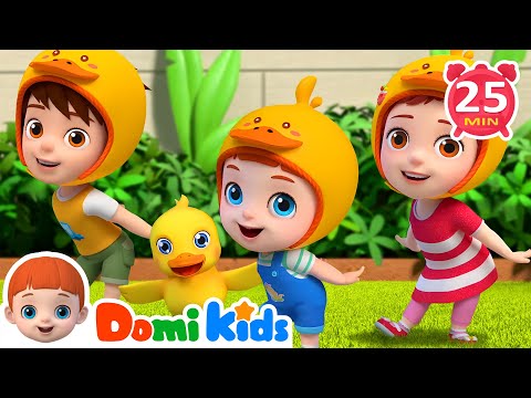 Animal Dance Song🕺🦆🐈️& More | Animal Songs | Best Kids Songs and Nursery Rhymes | Domikids