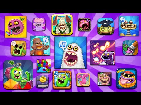 All Games in the My Singing Monsters Franchise - YouTube