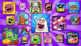All Games in the My Singing Monsters Franchise | My Singing Monsters