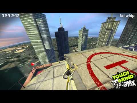 how to get lots of points on skyline - Touchgrind BMX