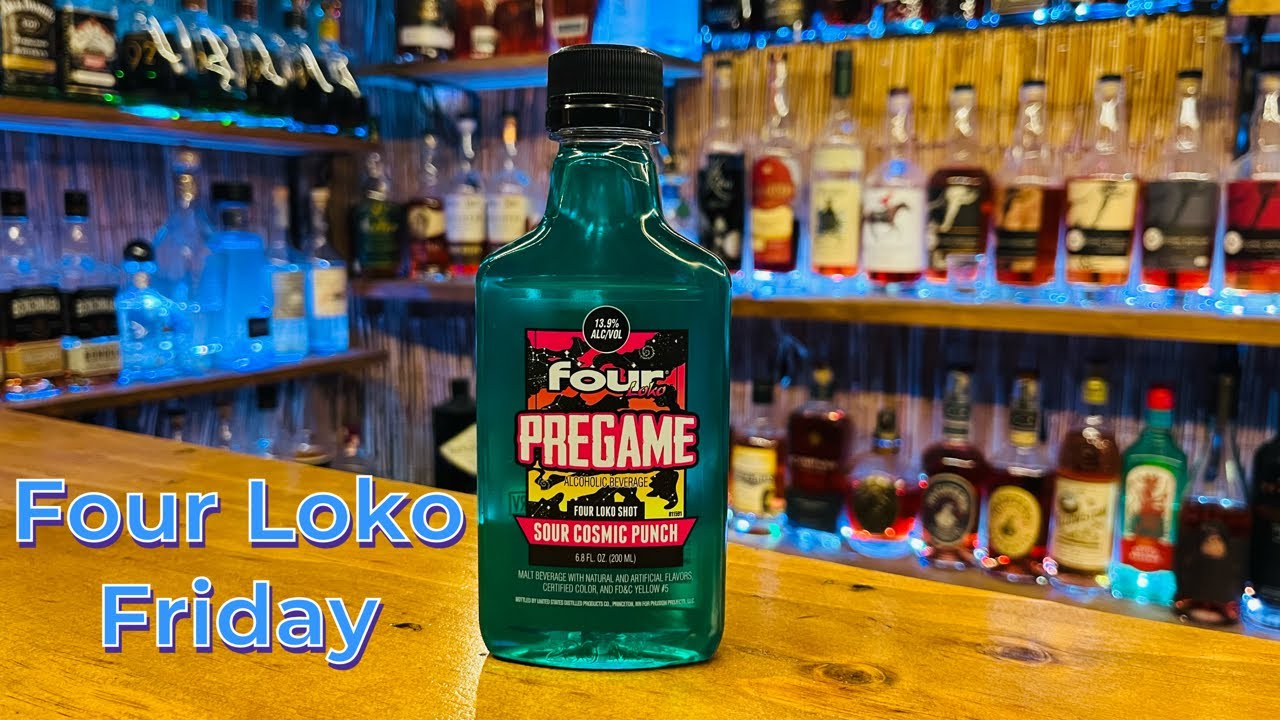 Four Loko Pregame Sour Cosmic Punch Review. Let’s go Four Loko Friday