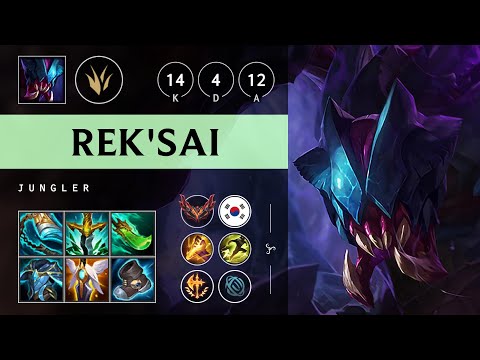 Rek'Sai Jungle vs Taliyah - KR Grandmaster Patch 25.13