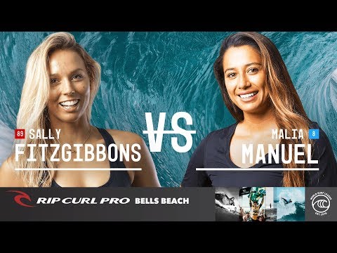 Sally Fitzgibbons vs. Malia Manuel - Round of 16, Heat 6 - Rip Curl Pro Bells Beach W 2019