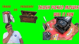 Trashed Pick Mower Will It Run