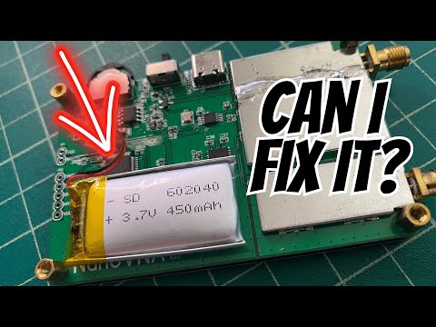 NanoVNA H Battery Failure thumbnail