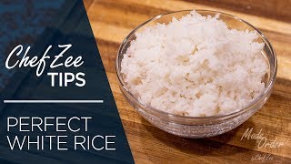 How to Make The Perfect White Rice | Cooking Tips | Made To Order | Chef Zee Cooks