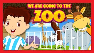 We Are Going To The Zoo Song | Kids Hut Rhymes |