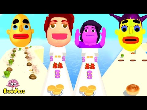 Best Cool Satisfying video games - Sandwich Runner , Pancake Run , Going Balls , Tall Man Run