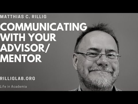 Communicating with your mentor/ advisor #academia #mentoring #PhD #phdlife