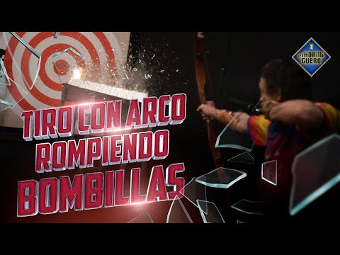 Tiro con arco para atravesar 20 bombillas: ¿habrá diana? - El Hormiguero