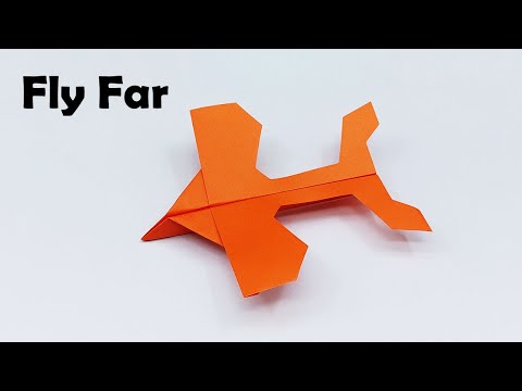 Flies Over 100 Feet - How to Make the Best Easy Paper Airplane