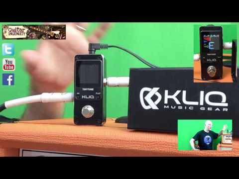 Kliq TinyTune Chromatic Tuner Pedal - Black image 4