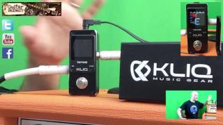 Video thumbnail for Kliq TinyTune Mini Guitar Bass Pedal Tuner Review by Ulrich Peise