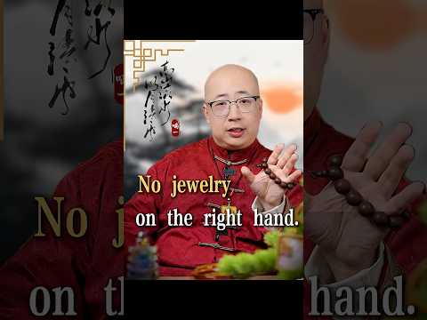 Never wear jewelry on your right hand.#jewelry #lucky #energy #fengshui #astrology #wealth #money