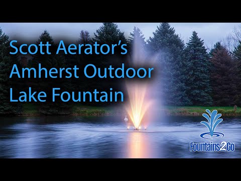 The Amherst Outdoor Lake Fountain by Scott Aerator