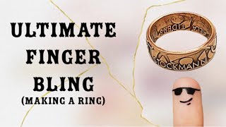 How To Make A Ring From A Token: DIY coin rings