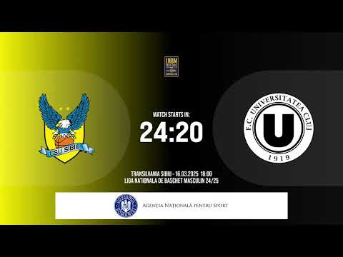 LNBM Getica 95 2024-2025: BC CSU Sibiu - U-BT Cluj-Napoca