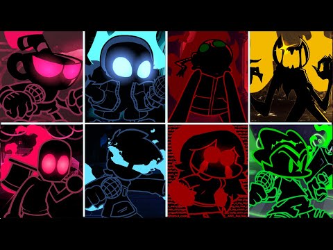 FNF - Devil's Gambit But All Nightmre Characters Sings It 🎤 (Every Turn a Different Character Sings)