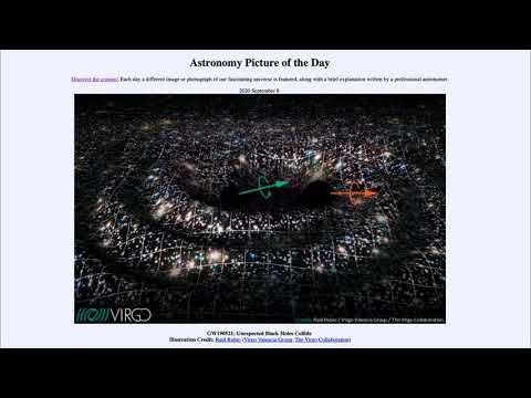 2020 September 08 - GW190521: Unexpected Black Holes Collide