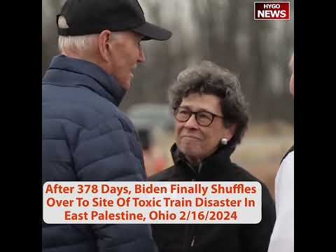 Biden 378 days after Derailment, Fumbles Around His Pocket, Force Press Out