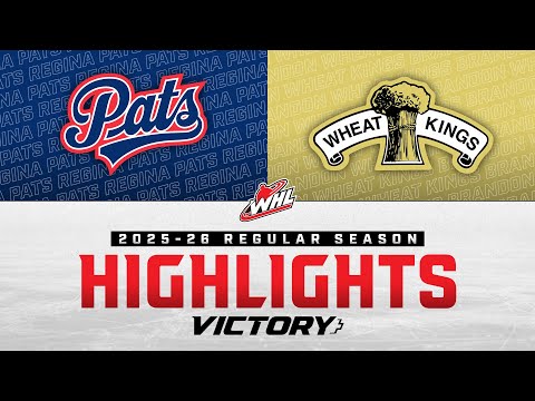 Regina Pats at Brandon Wheat Kings 01/10 | WHL Highlights 2025-26