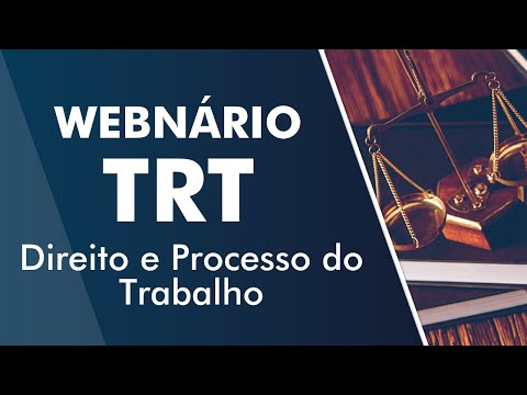 WEBNARIO TRT -  Como gabaritar Direito do Trabalho e Processo do Trabalho - AlfaCon