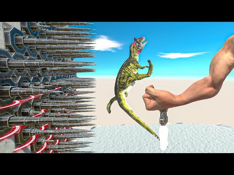 PIERCER TRAPS & MEGA PUNCH - Animal Revolt Battle Simulator