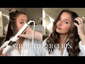 STRAIGHTENER CURLS FOR BEGINNERS How To Curl Your Hair In 10 Minutes