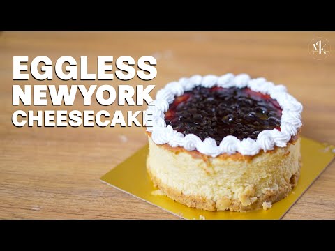 Eggless New York Cheesecake | Cheesecake Recipe | Chef Manish Khanna | #cheesecake