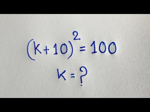 A Wonderful Algebra problem :K=?
