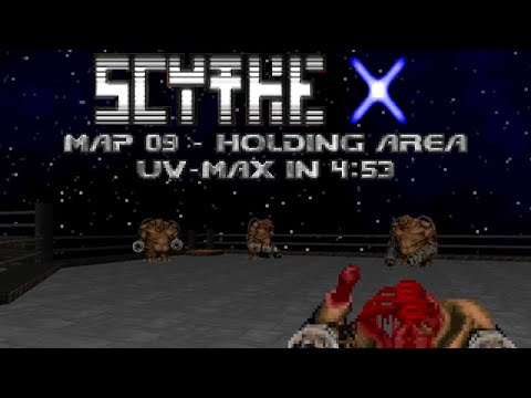 (Doom II) Scythe X: Map 09 - Holding Area (UV-Max Speedrun in 4:53)