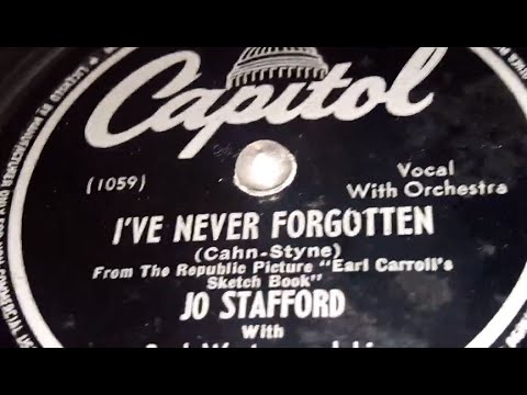 Jo Stafford -  I've Never Forgotten (1946)