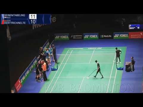 2017 Yonex All England Open Q WD Cheryl SEINEN Iris TABELING vs Isabel HERTTRICH Carla NELTE