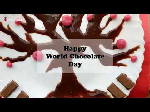 Food Art For Kids: Fabulous Tree Art With Chocolates On Plate