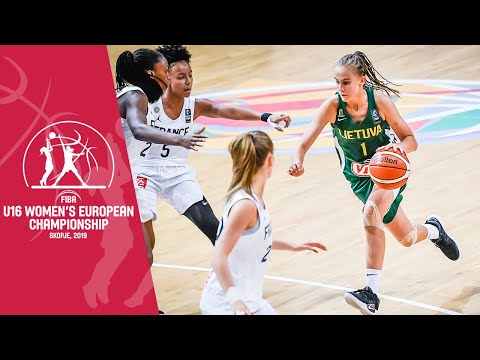 France v Lithuania - Full Game - FIBA U16 Women's European Championship 2019