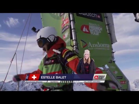 Winning Run Estelle Balet (SUI) - Vallnord Arcalís - Swatch Freeride World Tour 2016