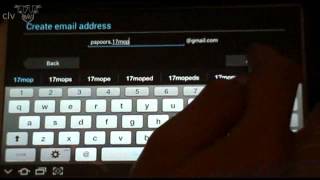 Setting up a Google Account using your Samsung Galaxy Tab