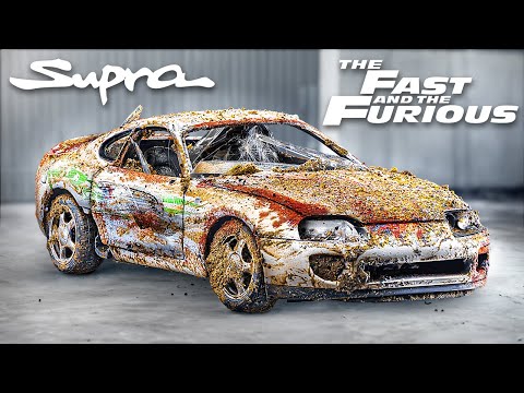 Restoration Abandoned Toyota Supra | Car Model Customisation